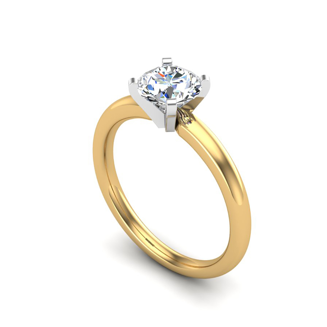 Lillian 4 Prong Solitaire Engagement Ring